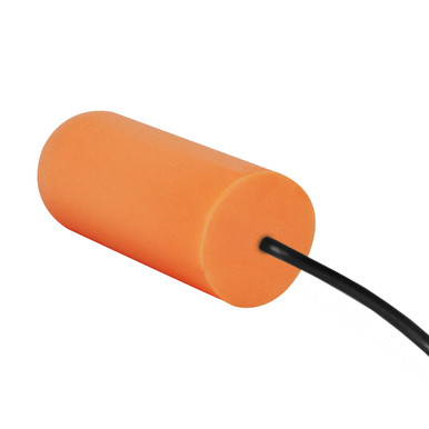 Mega Bullet Plus Ear Plugs Corded 33 Db Nrr Orange Pu Foam 100/Box - Size Os, Orange, Ear Plugs, 1 Box 267-HPF810C
