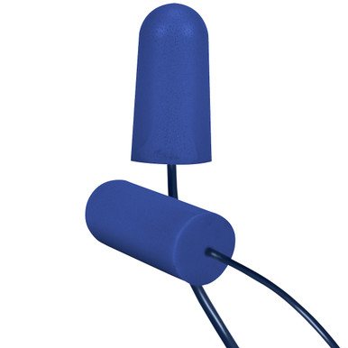Food Pro Metal Detectable Corded 33 Db Nrr Blue Pu Foam 100/Box - Size Os, Blue, Ear Plugs, 1 Box 267-HPF810D