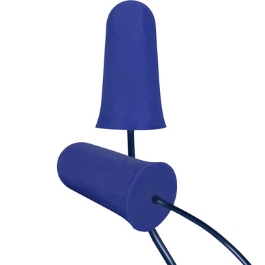 Food Pro Metal Detectable Corded 33 Db Nrr Blue Pu Foam 100/Box - Size Os, Blue, Ear Plugs, 1 Box 267-HPF910D