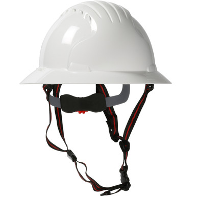 JSP Evo6161 Full Brim Ascend, Yellow, 6-Pt Textile Susp, Wheel Ratcht, Class E - Size OS, Yellow- ANSI Type I Helmets 280-EV6161-CH-20