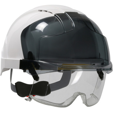 Vistalens Vented Abs Shell, Ansi Z89.1 Type I, Class C ANSI Type I Helmets - OS Black EA 280-EVLV-11S