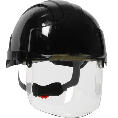 Jsp Evo Vistashield, Shaded Front, Vented Class C ANSI Type I Helmets - OS Black EA 280-EVSV-11S