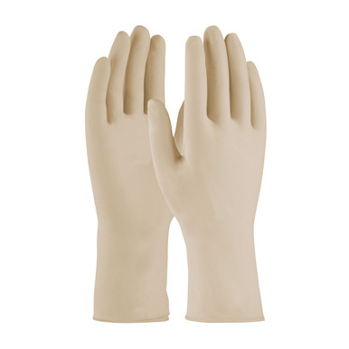 9" PC Latex Glove 100EA/BX, 10BX/CASE EXTRA SMALL,QRP - Size XS, Natural 1 Case - CE Single Use Gloves MG09XS