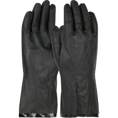 12" Cl 100 SD PolyTuff, 7mil 5pr/bg, 5bg/case SMALL,QRP - Size Small, Black 1 Case - CE Chemical Gloves 28GS
