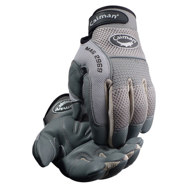 Caiman, Orvis-Hide, Silver Mesh Multi-Activity Gloves - M Gray PR 2969-4