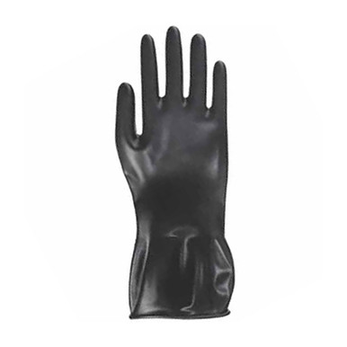 PolyTuff 7 mil Rough Butyl Gloves 1 pr/pk SMALL - Size Small, Black 1 Pair - CE Chemical Gloves 37GR101