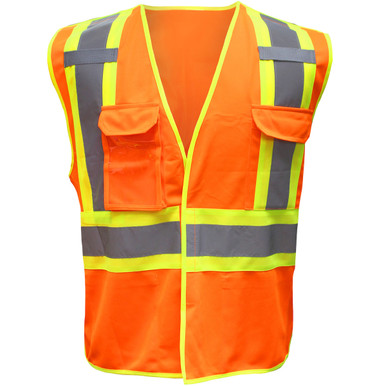 Type R Class 2 Two Tone Breakaway Vest - Hi-Visibility Vest 5XL Hi-Vis Yellow 3PTN92005X