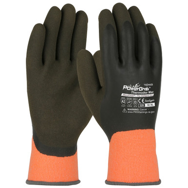 Pg Thermodex, Hv Orange 13G Shell, Full Dip Latex Microfinish, A2 Repellent - Size M, Orange, Protection From Cold, 1 Dozen 41-1329/M