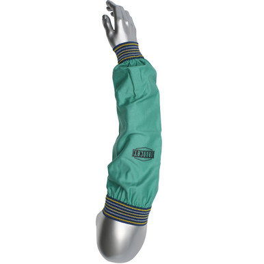 IRONCAT 9oz 18" FR Blue Sateen Cotton Sleeve,WCPG - Welding - Cotton 18" Blue 1 Pair 7070B/18