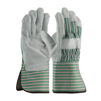 Bronze Series, B Grade Shoulder, Grn./Pink, Rubberized GT - Split Leather Palm XS Green 1 Dozen 83-6663/XS
