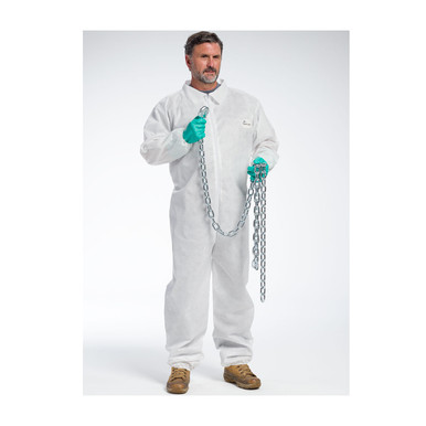 White, S - Size Small, White 1 Case - Disposable Coverall C3802/S