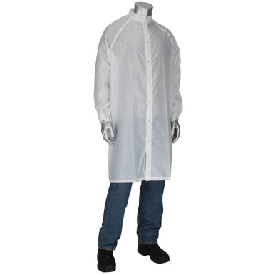 Reusable Altessa Grid Frock - Size 3XL, White, Reusable Clothing, 1 Unit CFR-60WH-3XL