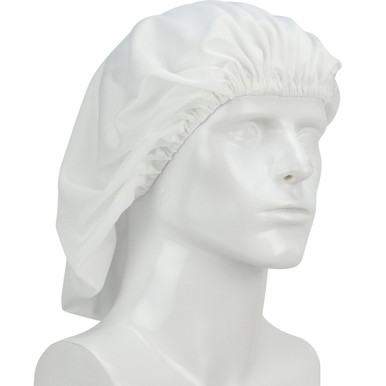 Tricot White 21" Bouffant Cap Cap,Uniform Technology Reusable Clothing Bouf - Size 21, White, Reusable Clothing, 1 Unit CHB-75WH-20PK-O/S