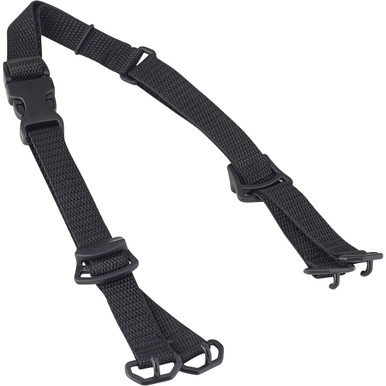 Dynamic Hard Hat 4 Point Chin Strap - Size Os, Black, Hard Hat Accessories, 1 Unit 280-HP542C