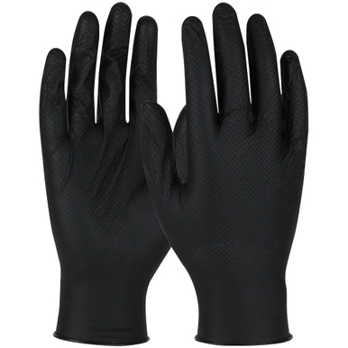 Black Nitrile Disposable 9" Powder Free Glove - Size M, Black, CE Gloves, 1 Case JTB09M