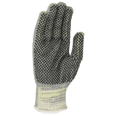 Wpp-Glove, Ata 2-Side Dot, 10G - Size M, Gray, Cut Resistant Gloves, 1 Dozen MATA10-GY-PD2-M