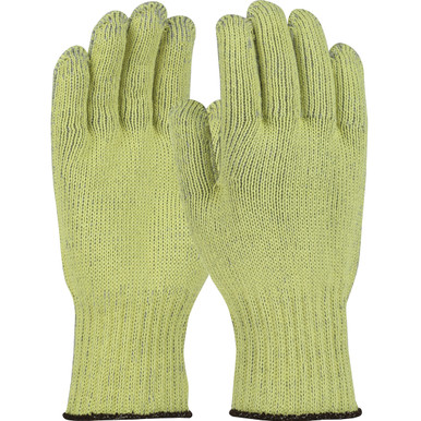 Wpp-Glove, Ata W/Bal Nylon, Cott Plate, 3" Cuff Reinforced Th, 7G - Size L, Yellow, Cut Resistant Gloves, 1 Dozen MATA30GYPL-3-RT-L