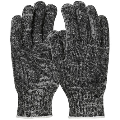 Wpp-Glove, Ata Cotton Hvy Wt, 7G - Size L, Black, Cut Resistant Gloves, 1 Dozen MATPBK40GYPL-L
