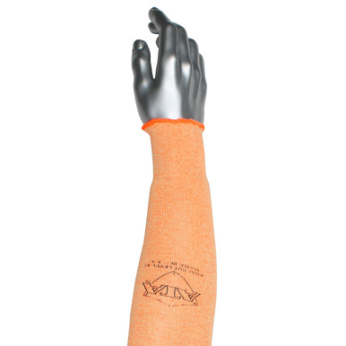 Wpp-Sleeve, Ata Ultra Hvo 1Ply 12 - Size 12, Hi-Vis Orange, Cut Resistant Sleeve, 1 Unit MSULTRAHVO1-12