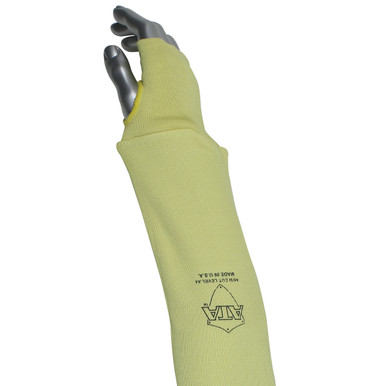 Wpp-Sleeve, Ata 2X1 Bg Elstc 22 - Size 22, Yellow, Cut Resistant Sleeve, 1 Unit S-2X1-22
