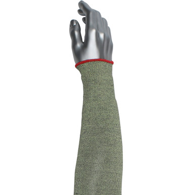 Ata Hide-Away Fr Technology, A2, Narrow Sleeve, 18 A2, Narrow, Fr, No-Slip - Size 18, Green, Cut Resistant Sleeve, 1 Unit S13ATAFR/2HA-NW-ES6-18