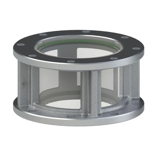 PT Coupling TTFWS Aluminum Tank Truck Flange Long Acrylic Windowed Sight Glass