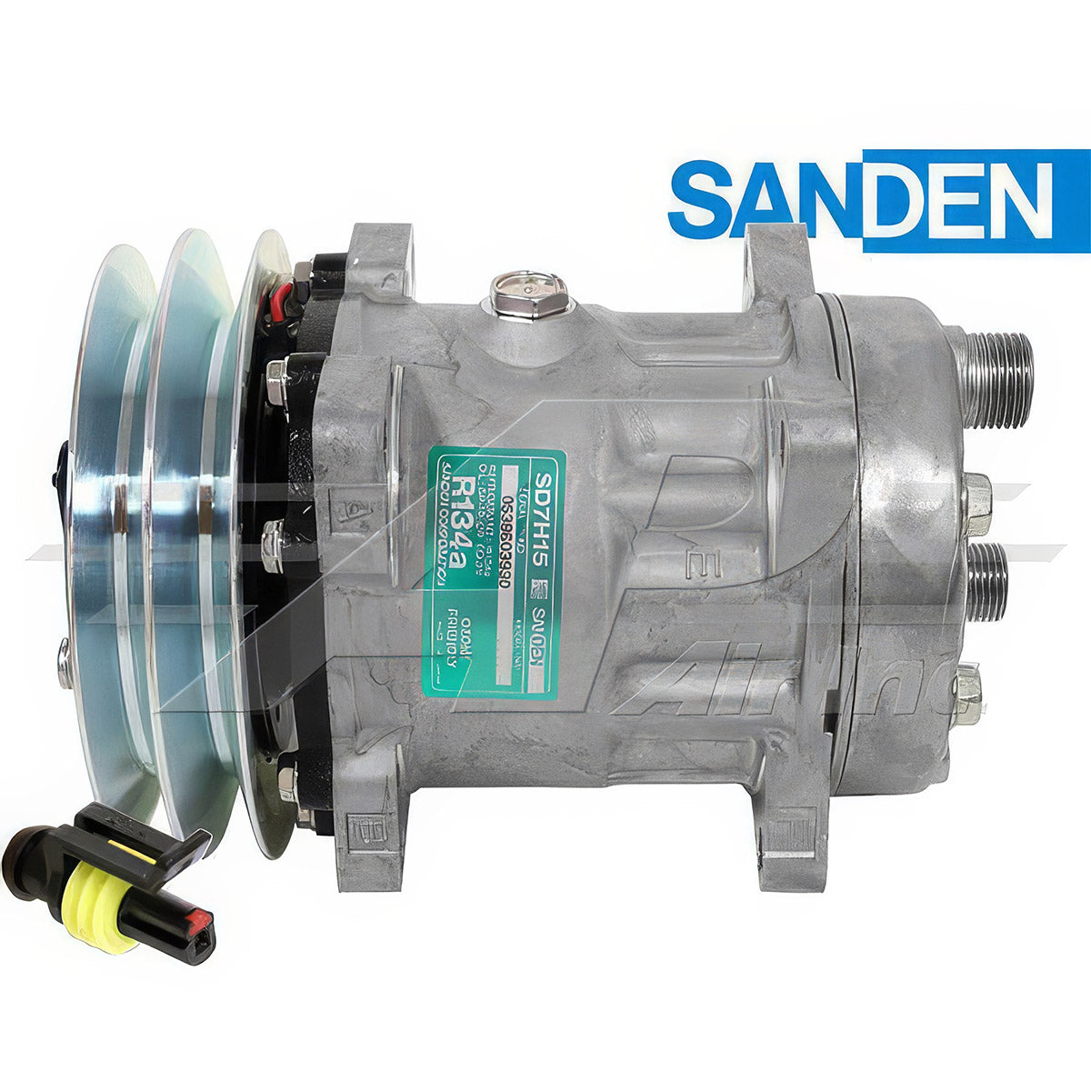 Original Sanden SD7H15, Stepped Rotor 2 Groove Clutch, Horizontal 8 & 10 O-Ring for Deutz