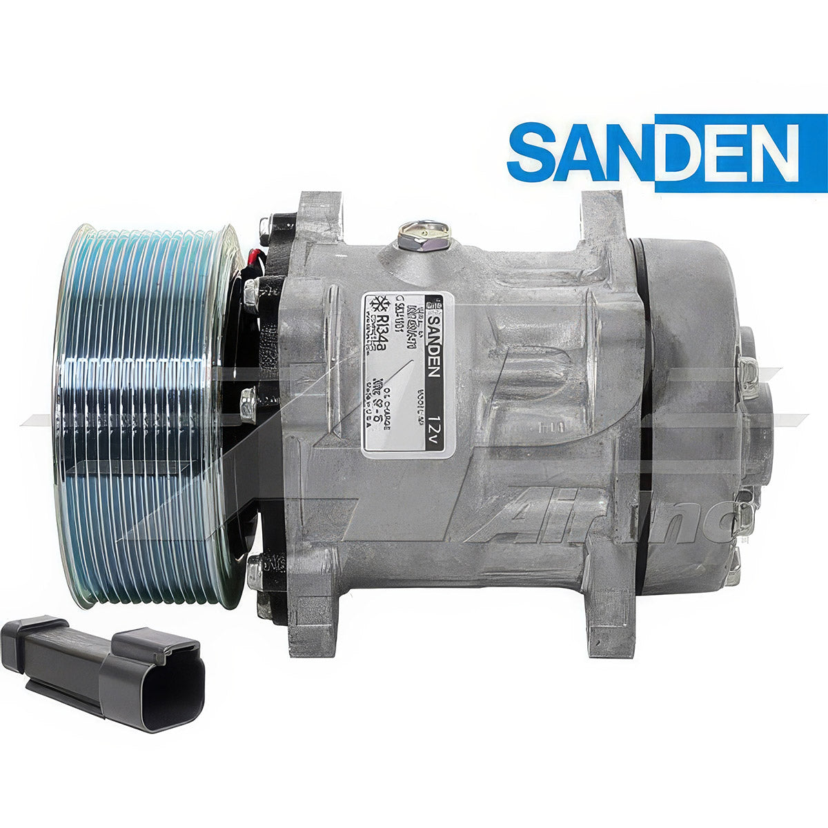 SD7H15, 5 1/8" 12 Groove Clutch, 12 Volt for Caterpillar 563419D2