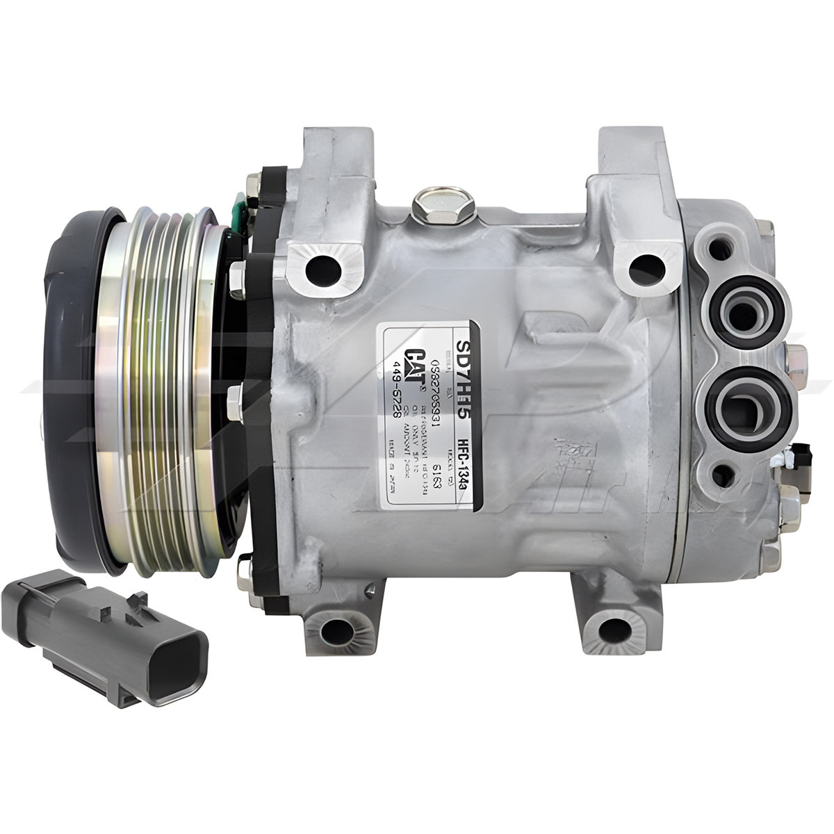 Air Conditioning Compressor for Caterpillar 449-5728 - Sanden Style SD7H15