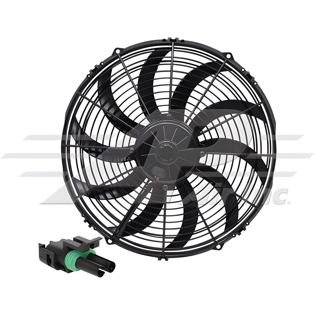 Condenser Fan Assembly, Puller, Curved Blade for Case IH & Ford/New Holland
