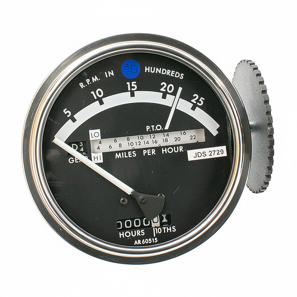 Tachometer for John Deere Tractors with Quad Range AR60515, RE206860