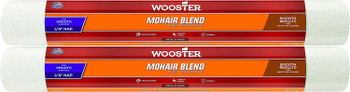 Wooster Genuine 18" Mohair Blend 1/4" Nap Roller Cover 2-Pack, R207-18-2PK