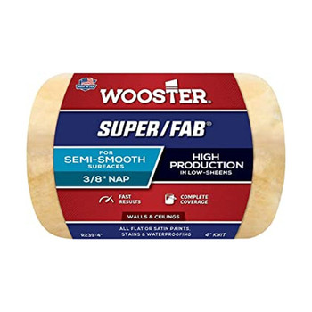 Wooster Genuine 4" Super/Fab 3/8" Nap Roller Cover - R239-4