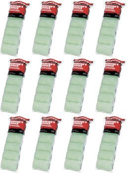 Wooster Genuine 4" Painter's Choice 1/2" Nap Trim Roller 12 Sets Of 6-Pack # R271-4-12PK
