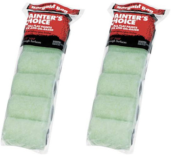 Wooster Genuine 4" Painter's Choice 1/2" Nap Trim Roller 2 Sets Of 6-Pack # R271-4-2PK