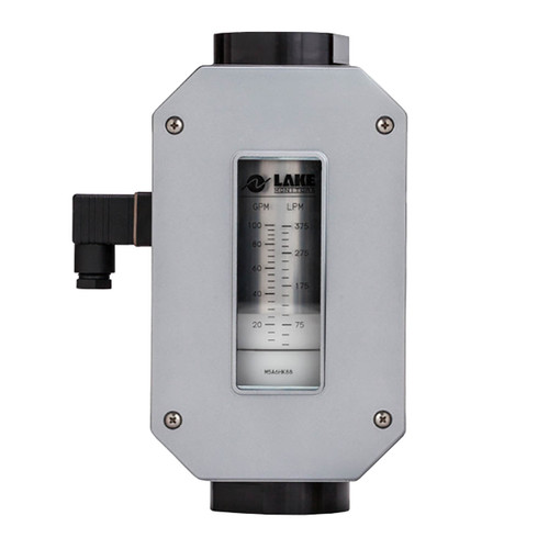 AW-Lake R4A6HD10 3/4 in. - 1 in. Port 1 in. NPTF Flow Rate Transmitter - Aluminum, 1 to 10 GPM