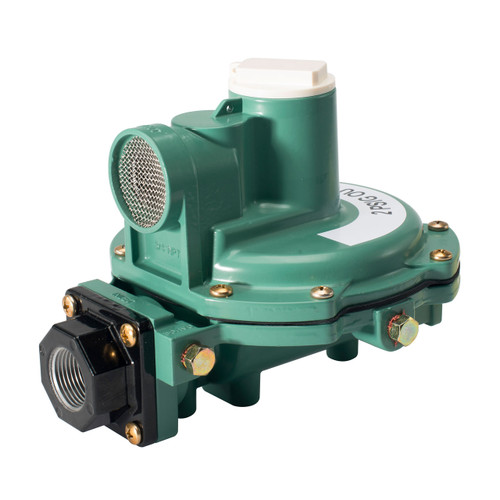 Emerson Fisher Type R622E 3/4 in. FNPT Aluminum Two PSI Regulator w/ 1 - 2.2 PSIG Spring, 1.68M BTU/HR