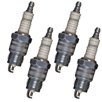 Champion 4 Pack of Genuine OEM (130S) Spark Plugs - RF14LC-4PK