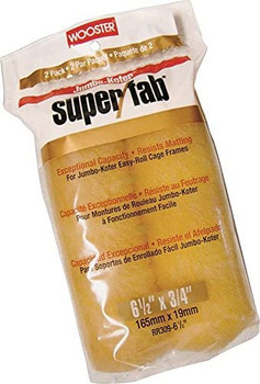 Wooster 6.5" Jumbo-Koter Super/Fab 3/4" Nap 2-Pack Roller Cover - RR309-6.5