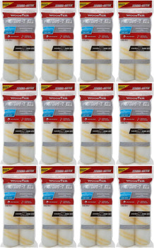 Wooster 6.5" Jumbo-Koter Pro/Doo-Z FTP 3/8" Nap Closed-End 12 Sets Of 2-Pack Roller Cover # RR381-6.5-12PK