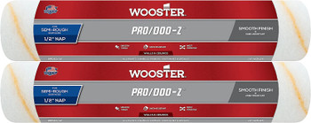Wooster Genuine 14" Pro/Doo-Z 1/2" Nap Roller Cover 2-Pack, RR643-14-2PK