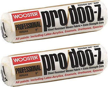Wooster Genuine 9" Pro/Doo-Z 3/4" Nap Roller Cover 2-Pack # RR744-9-2PK