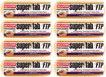 Wooster Genuine 9" Super/Fab FTP 3/4" Nap 8-Pack Roller Cover - RR925-9-8PK