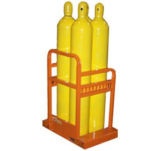 E-Track Strap, 6 High Pressure Cylinder Caddies, Weight 180lbs CD-6