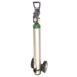 Cart Medical D/E Cylinder Capacity Base With Sc 2A Wheel EZ-WHEELS