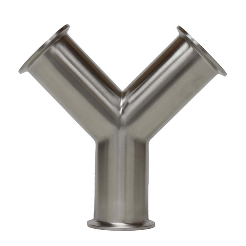 JME SS28YMP Series 304 SS Clamp TRUEY, Polish ID/OD