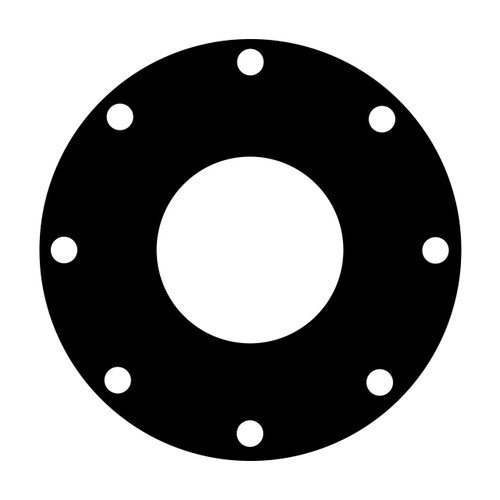 Novaflex 1/16 in. Thick Aluminum 50# Full Face Flange Gasket