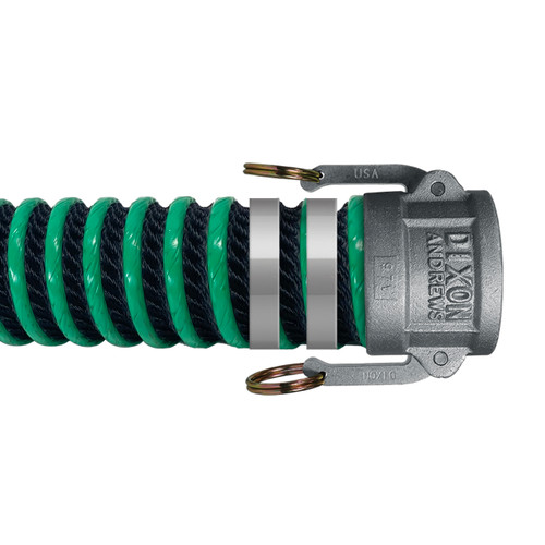 Tudertechnica Spiraltech Fuel 4 in. Drop Hose Assemblies w/ Part C Female Couplers