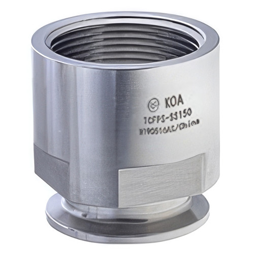 Kuriyama TCFPSSS100075 Stainless Steel1 in. Tri-Clamp x 3/4 in. FNPT Pipe Adapter