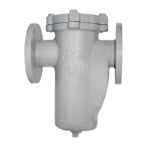 Titan Flow Control BS35FC0300 3 in. Simplex Basket Strainer, Flanged (Raised Face), Carbon Steel - ASME Class 150